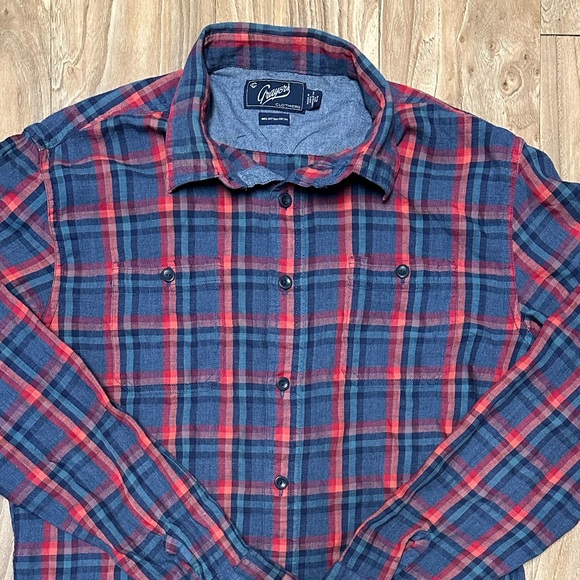 **GRAYERS** lightweight plaid button down SIZE MEDIUM - Picture 4 of 8